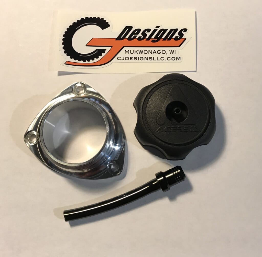CJ Designs Billet Fuel Filler Neck RACER VERSION CJ Designs