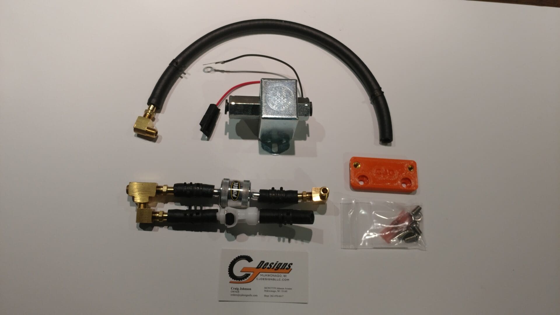 Facet Cube 12V Electric Fuel Pump 40171 / SS171 With Shut-Off Valve – For KTM 950 & More
