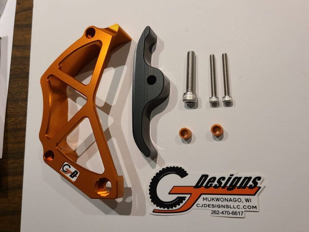 CJ Designs KTM 790/890 Adventure 20202021 Chain Guard Cover Case Saver CJ Designs