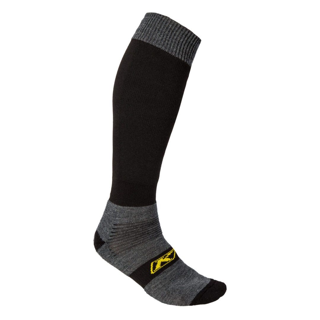 long sock black and gray