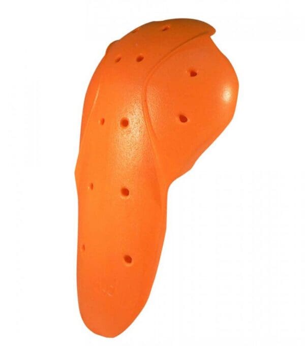 orange foam part with holes