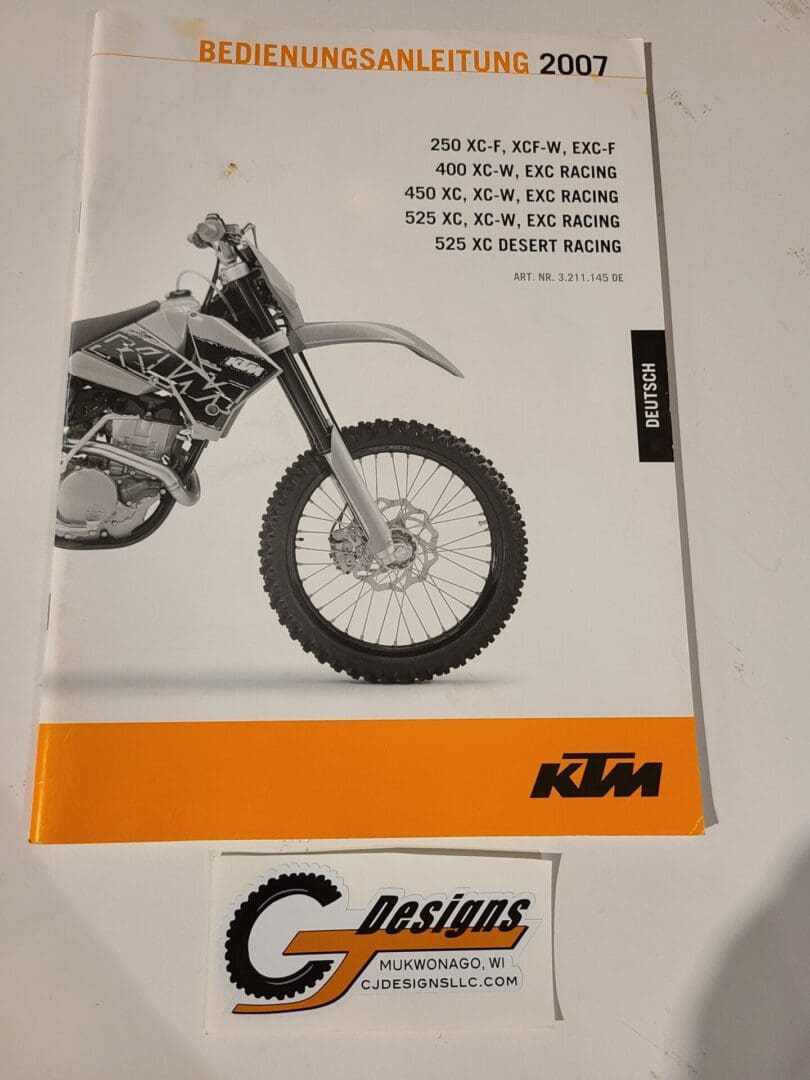 KTM User Manual German Picture