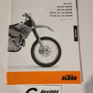Picture of the German KTM User Manual 2006